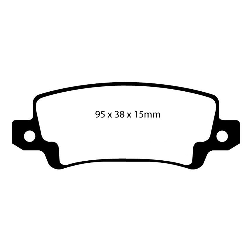 [EBCDP41458R] EBC Brakes Yellowstuff Performance Brake Pads