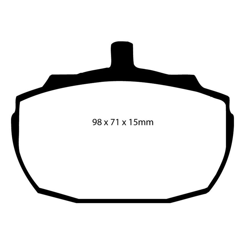 [EBCDP4243R] EBC Brakes Yellowstuff Performance Brake Pads