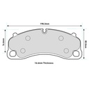 Pagid RST3 Brake Pads