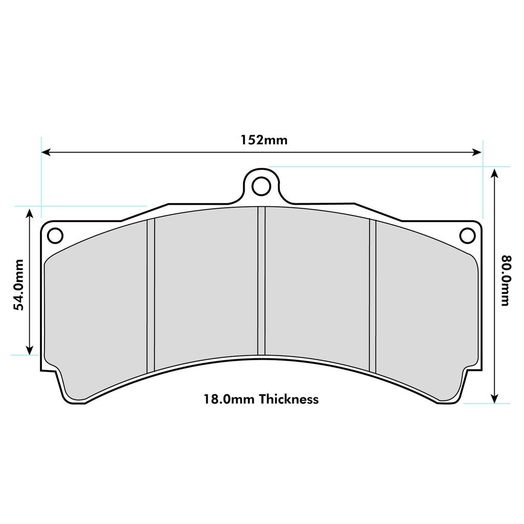 Ferodo DS1.11 Brake Pads To Fit AP Racing CP5555/CP5060 Calipers