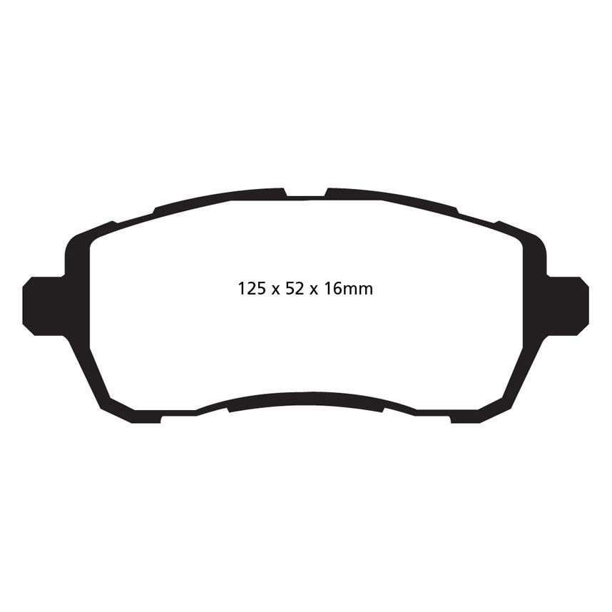EBC Brakes Yellowstuff Performance Brake Pads