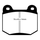 EBC Brakes Redstuff Performance Brake Pads