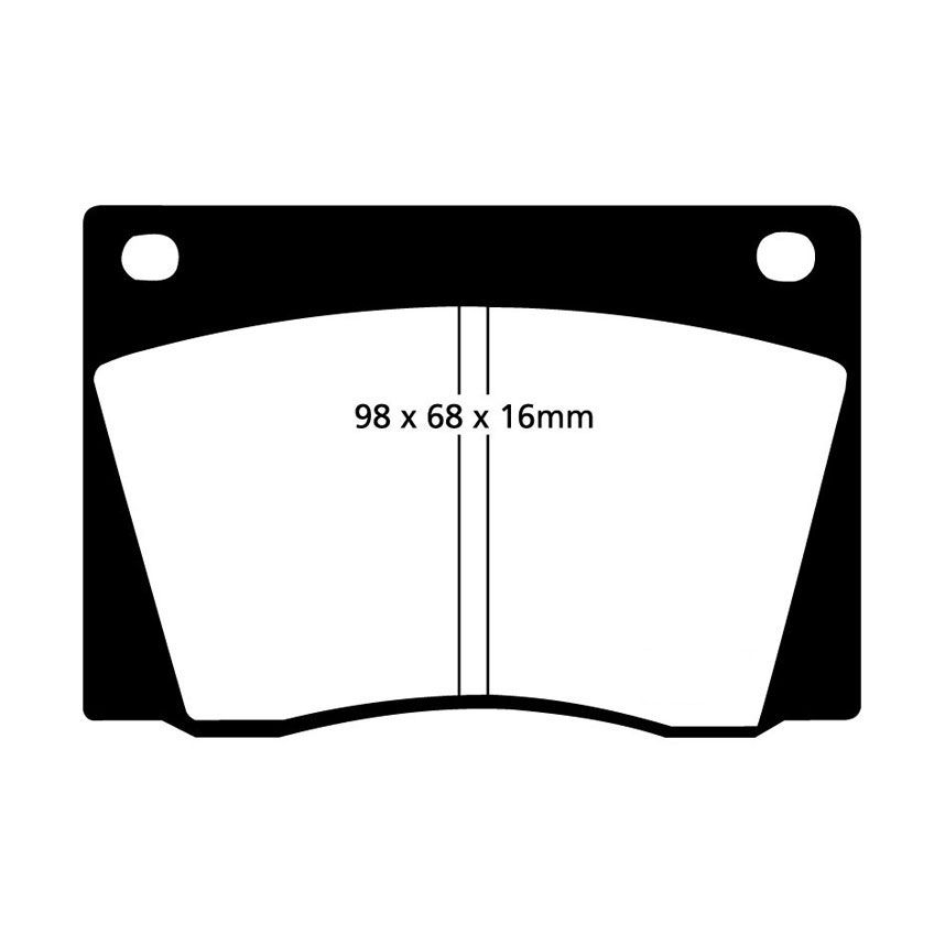 [EBCDP4108R] EBC Brakes Yellowstuff Performance Brake Pads