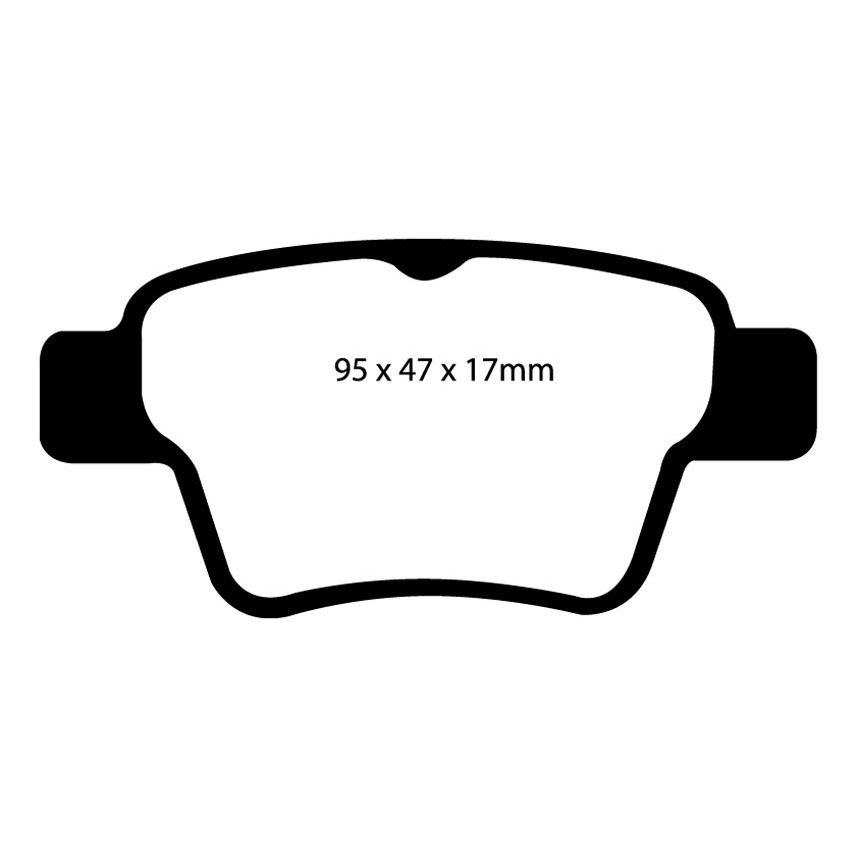 [EBCDP41575R] EBC Brakes Yellowstuff Performance Brake Pads