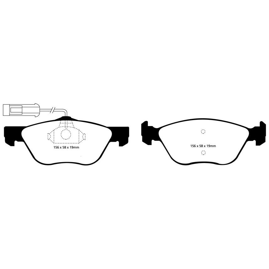 [EBCDP41061R] EBC Brakes Yellowstuff Performance Brake Pads