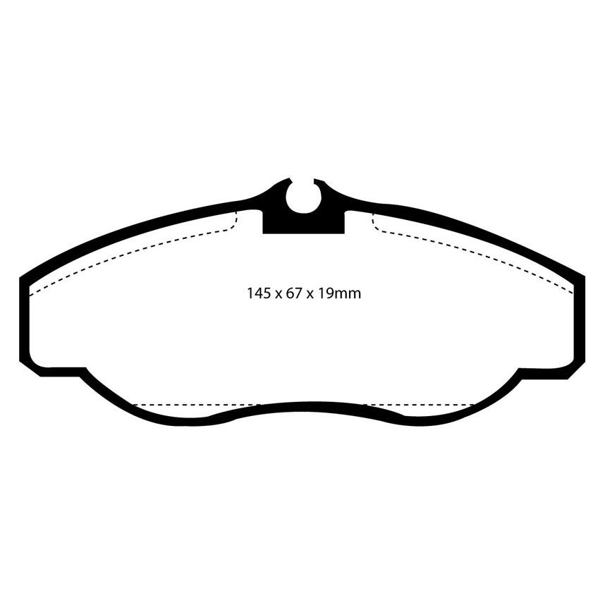 EBC Brakes Yellowstuff Performance Brake Pads
