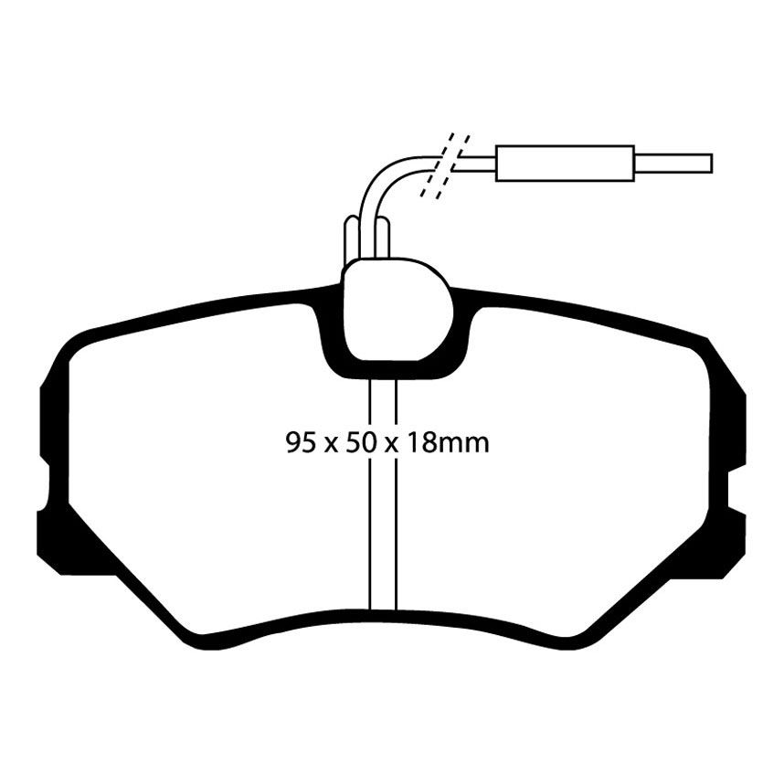 [EBCDP4687R] EBC Brakes Yellowstuff Performance Brake Pads