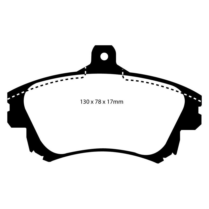 [EBCDP41139R] EBC Brakes Yellowstuff Performance Brake Pads