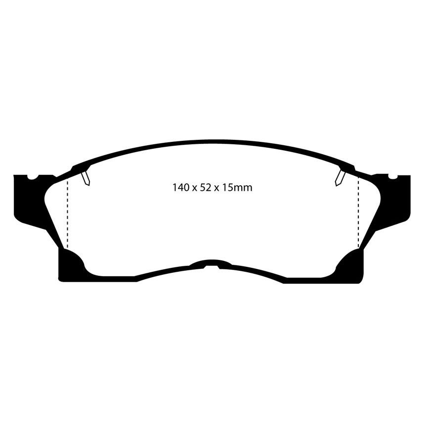 [EBCDP4936R] EBC Brakes Yellowstuff Performance Brake Pads
