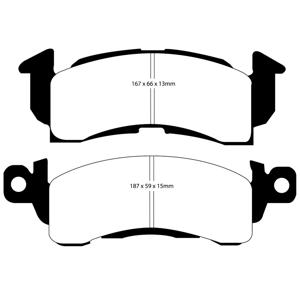[EBCDP41145R] EBC Brakes Yellowstuff Performance Brake Pads