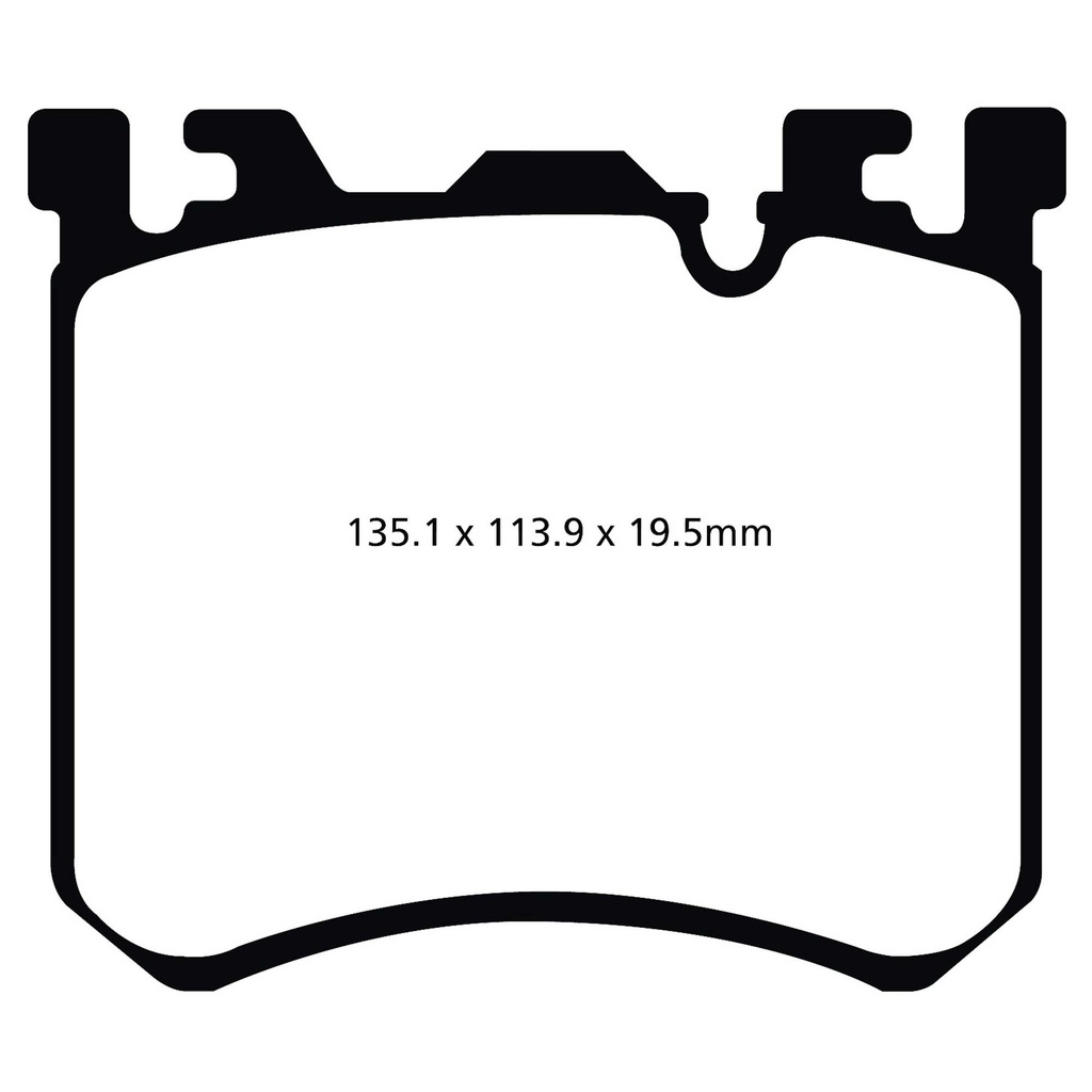 [EBCDP42091R] EBC Brakes Yellowstuff Performance Brake Pads