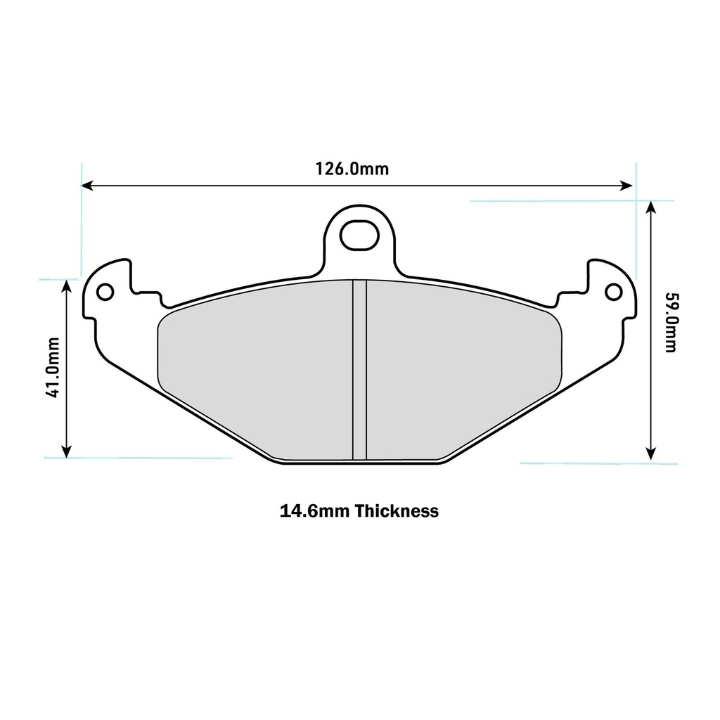 [FERFCP878R] Ferodo DS3000 Brake Pads