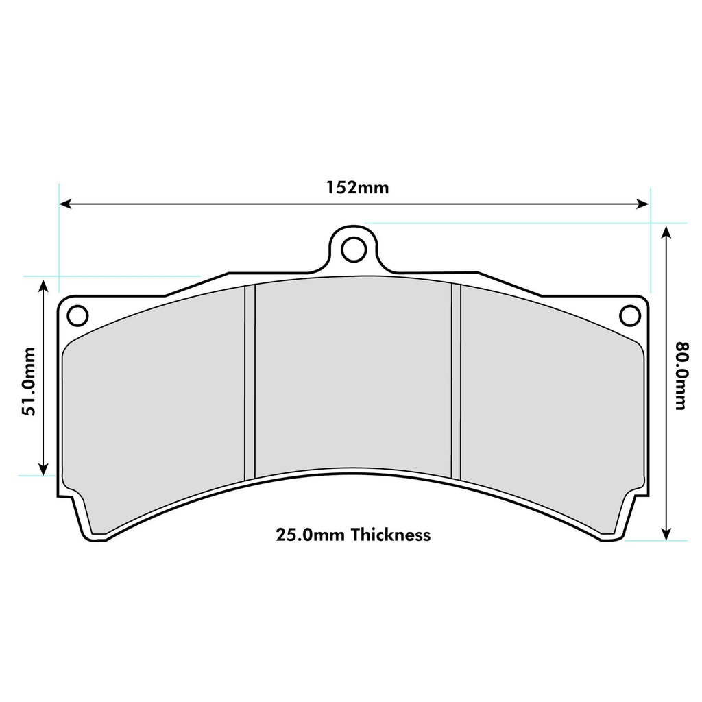 [PGDE1538RS19] Pagid RSL19 Brake Pads To Fit AP Racing Various Calipers