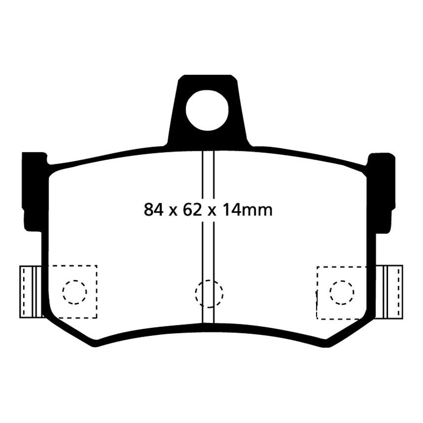EBC Brakes Redstuff Performance Brake Pads
