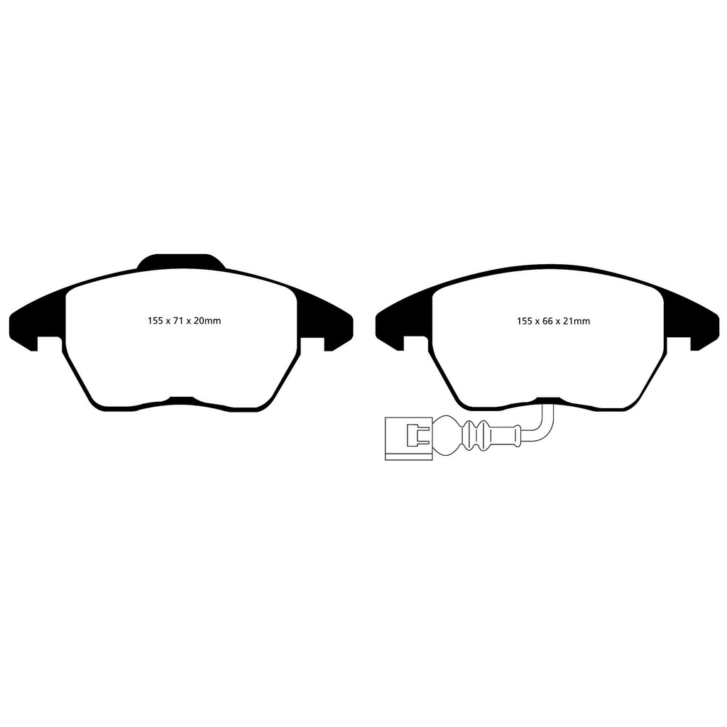 [EBCDP41945R] EBC Brakes Yellowstuff Performance Brake Pads