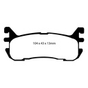 EBC Brakes Redstuff Performance Brake Pads