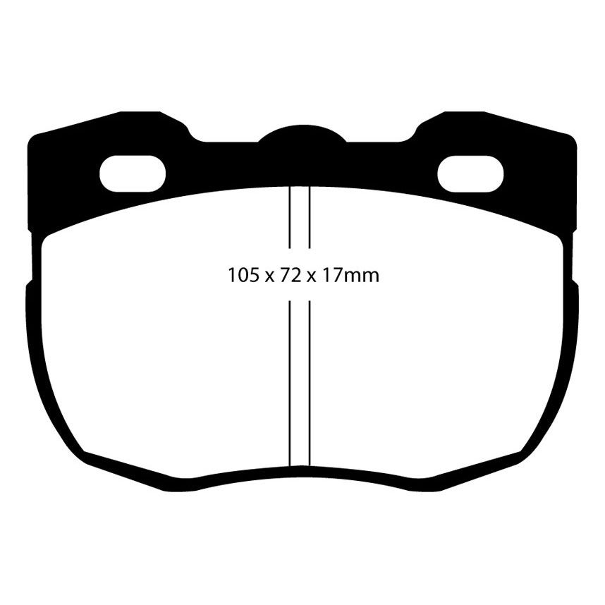 [EBCDP4814R] EBC Brakes Yellowstuff Performance Brake Pads