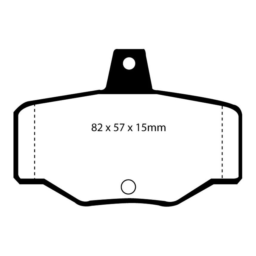 [EBCDP4834R] EBC Brakes Yellowstuff Performance Brake Pads