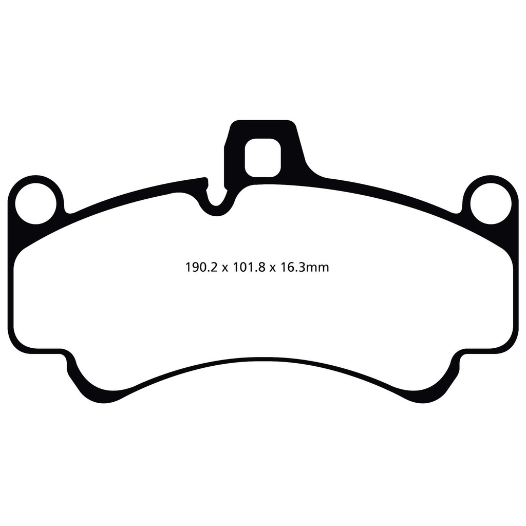 [EBCDP41516R] EBC Brakes Yellowstuff Performance Brake Pads