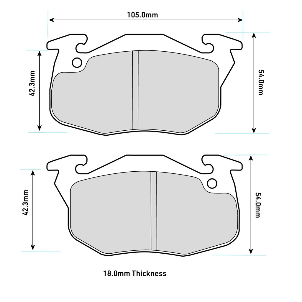 Ferodo DS2500 Brake Pads