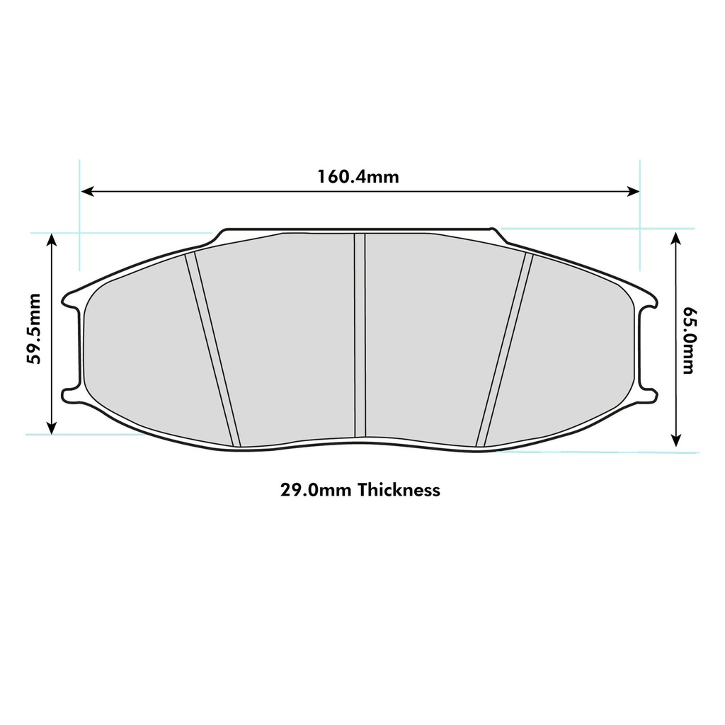 [PGDE8092RSL1] Pagid RSL1 Brake Pads To Fit PFC ZR53 Caliper
