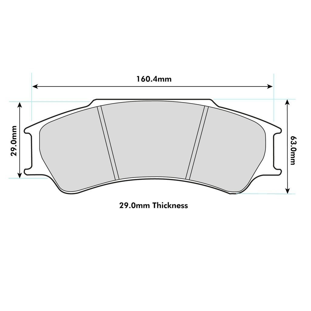 [PGDE4923RSL1] Pagid RSL1 Brake Pads To Fit PFC ZR53 Caliper