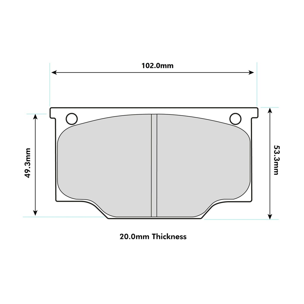 [PGDE1193RSH29E] Pagid RSH29E Brake Pads To Fit Girling AR5 / BR Caliper