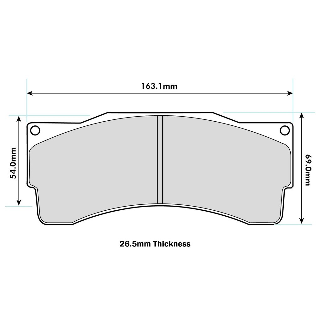 [PGDE2688RS29] Pagid RSL29 Brake Pads To Fit AP Racing Various Calipers