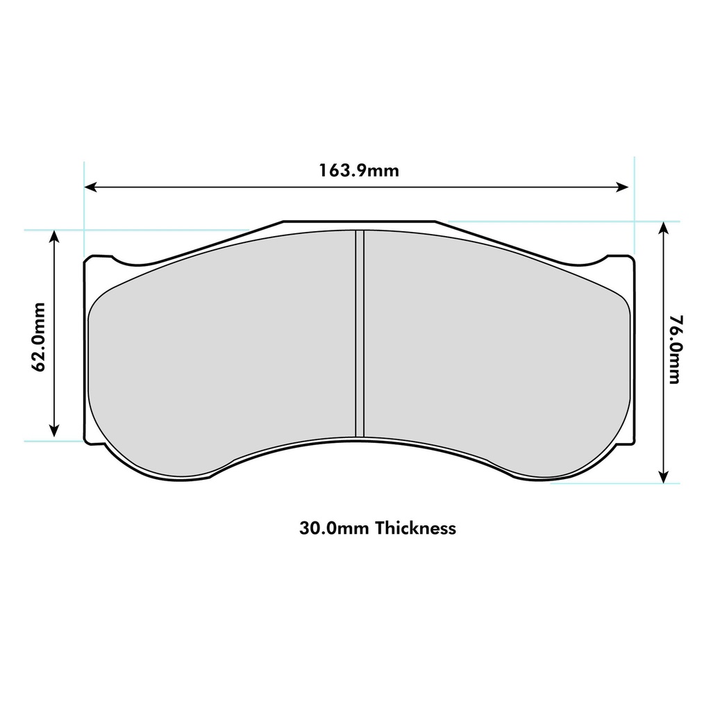 [PGDE2017RSL1] Pagid RSL1 Brake Pads To Fit Brembo 07.7614.3 Caliper