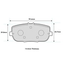 Pagid RS44 Brake Pads