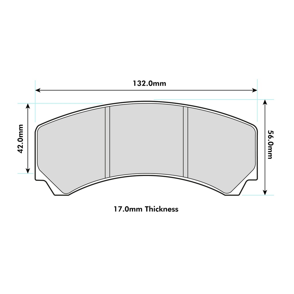 Pagid RST5 Brake Pads To Fit AP Racing CP5090 Calipers