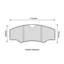 Pagid RST5 Brake Pads To Fit AP Racing CP2361 Calipers