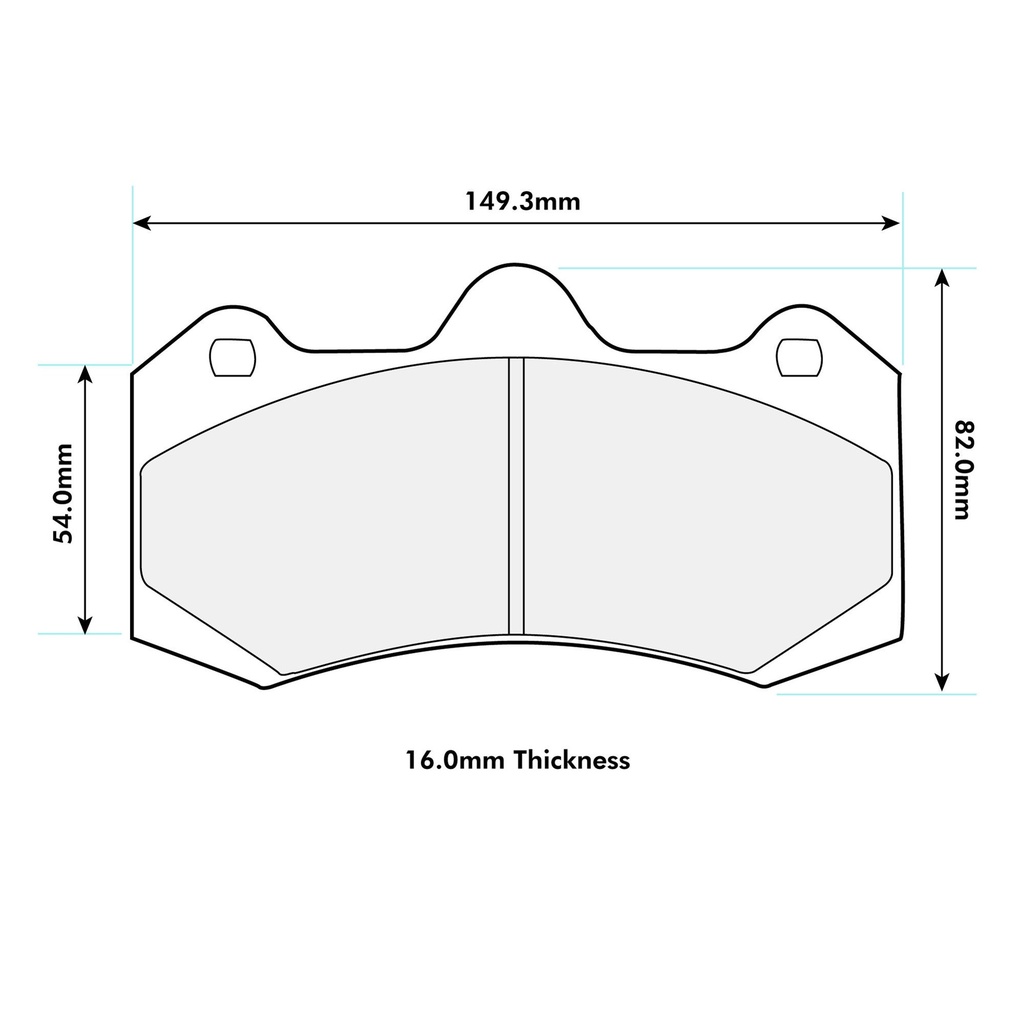 PBS Brakes ProRace Brake Pads To Fit AP Racing CP7040 Caliper