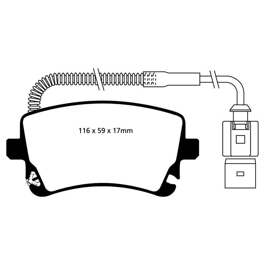 EBC Brakes RP-1 Brake Pads