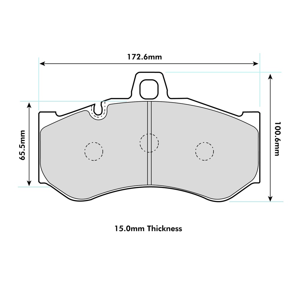 [FERFRP3141H] Ferodo DS2500 Brake Pads To Fit Alcon PNP4488 Calipers