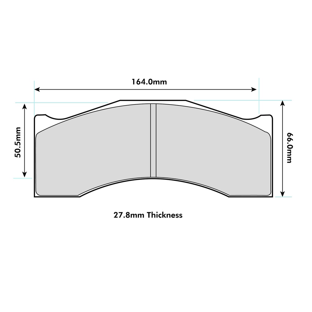 [FERFRP3080Z] Ferodo DSUNO Brake Pads To Fit Brembo XA8.E0.01 Caliper