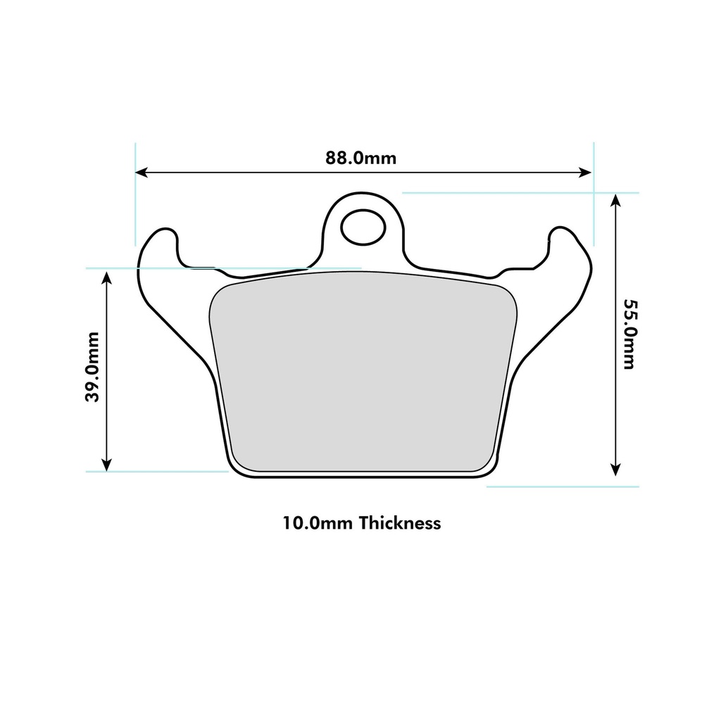 Ferodo DS2500 Brake Pads To Fit AP Racing / Brembo Handbrake Caliper