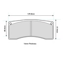 Ferodo DSUNO Brake Pads To Fit Brembo 07.5169 Caliper