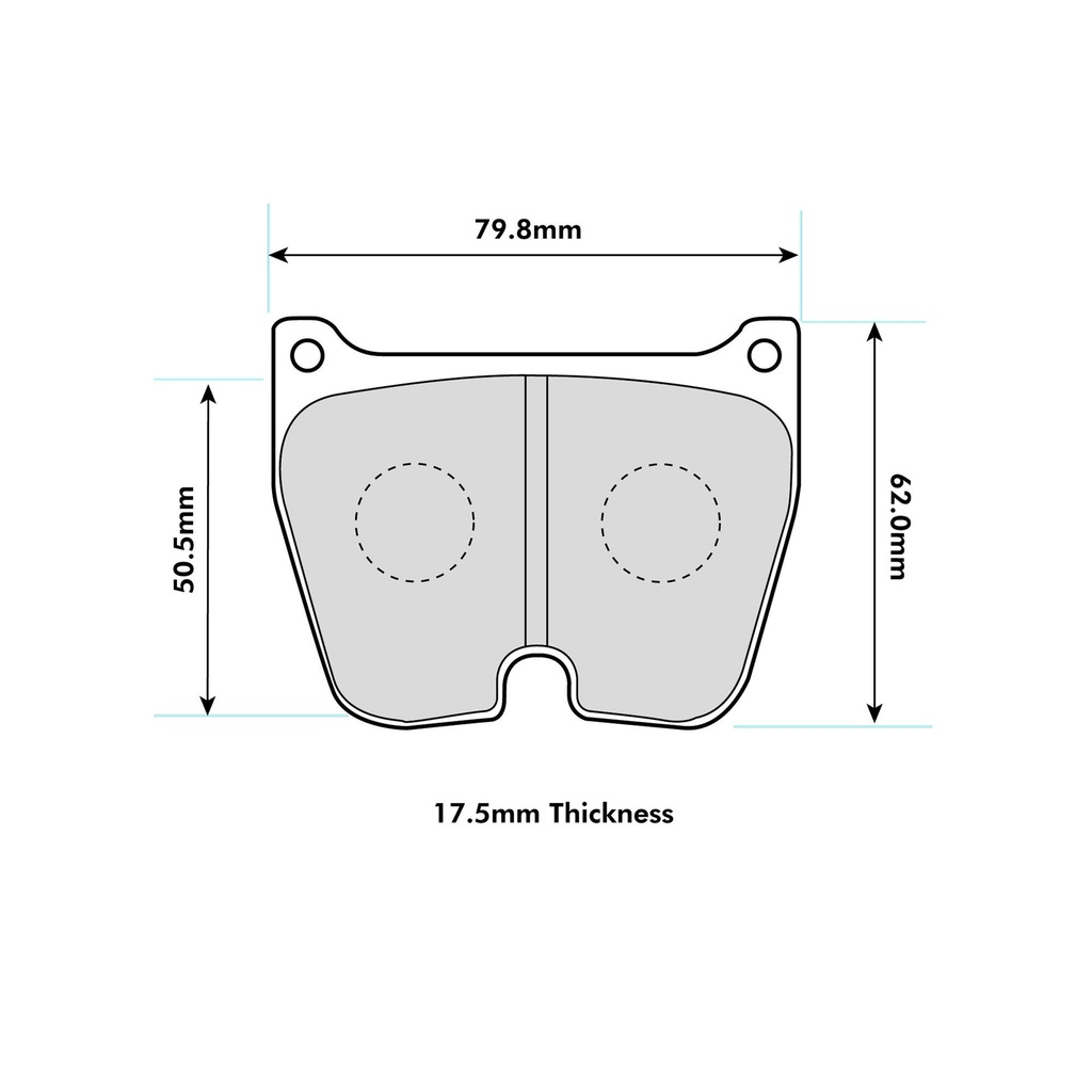 [FERFRP3113R] Ferodo DS3000 Brake Pads To Fit Brembo X93.41.21/24 Caliper