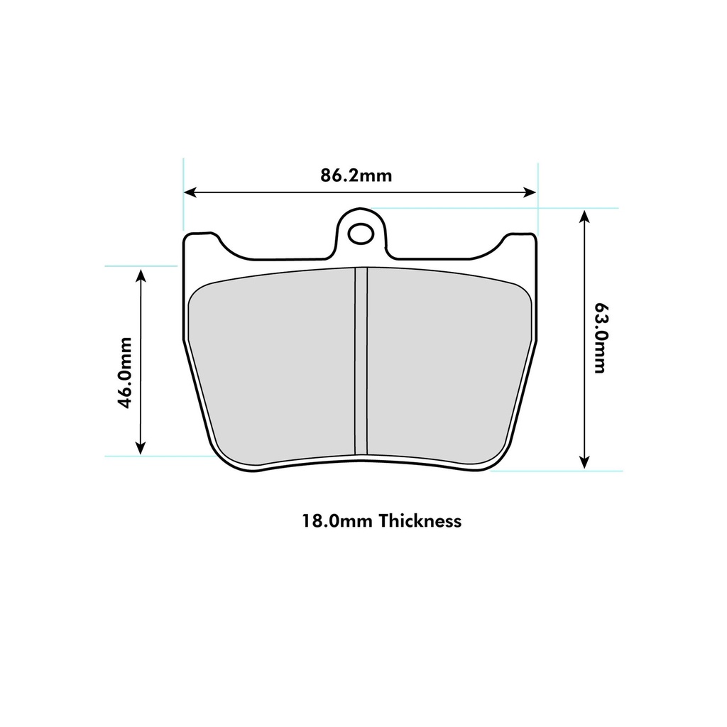 [FERFRP3086R] Ferodo DS3000 Brake Pads To Fit AP Racing CP5148 Caliper