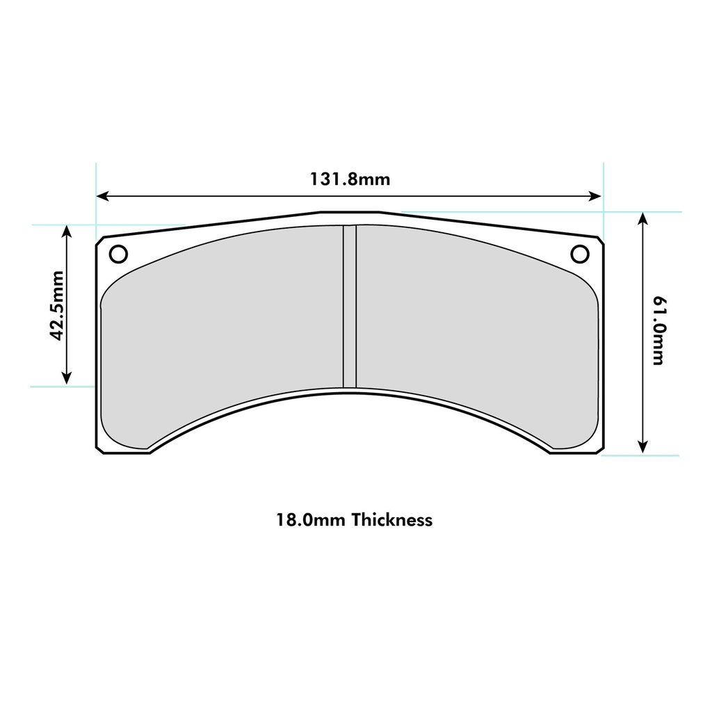 Ferodo DS1.11 Brake Pads To Fit Brembo 07.5139 Calipers