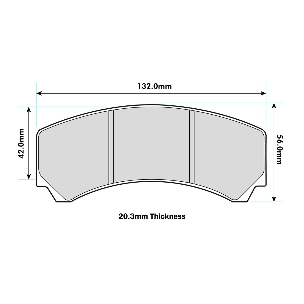 [FERFRP3073R] Ferodo DS3000 Brake Pads To Fit AP Racing CP2279 Caliper