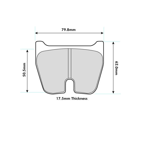 [FERFRP3023R] Ferodo DS3000 Brake Pads To Fit Brembo 07.5684.5 Caliper