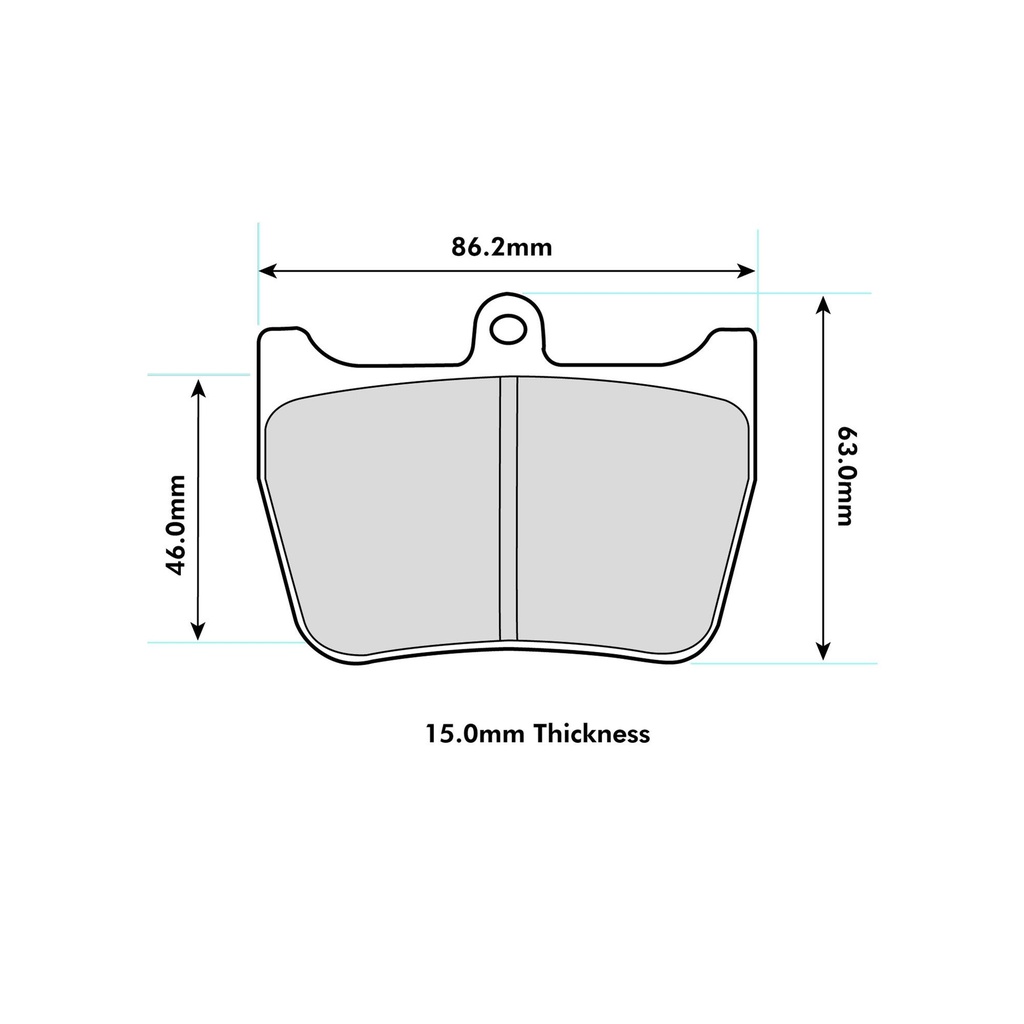 [FERFRP3020R] Ferodo DS3000 Brake Pads To Fit AP Racing CP5148 Caliper