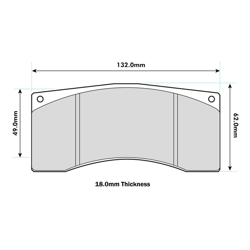 [FERFRP3007R] Ferodo DS3000 Brake Pads To Fit Alcon B-Type 4 Piston Calipers