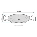Mintex M1155 Brake Pads