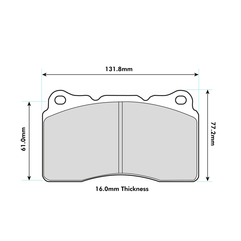 Ferodo DS3.12 Brake Pads To Fit Brembo M4 / OE Calipers