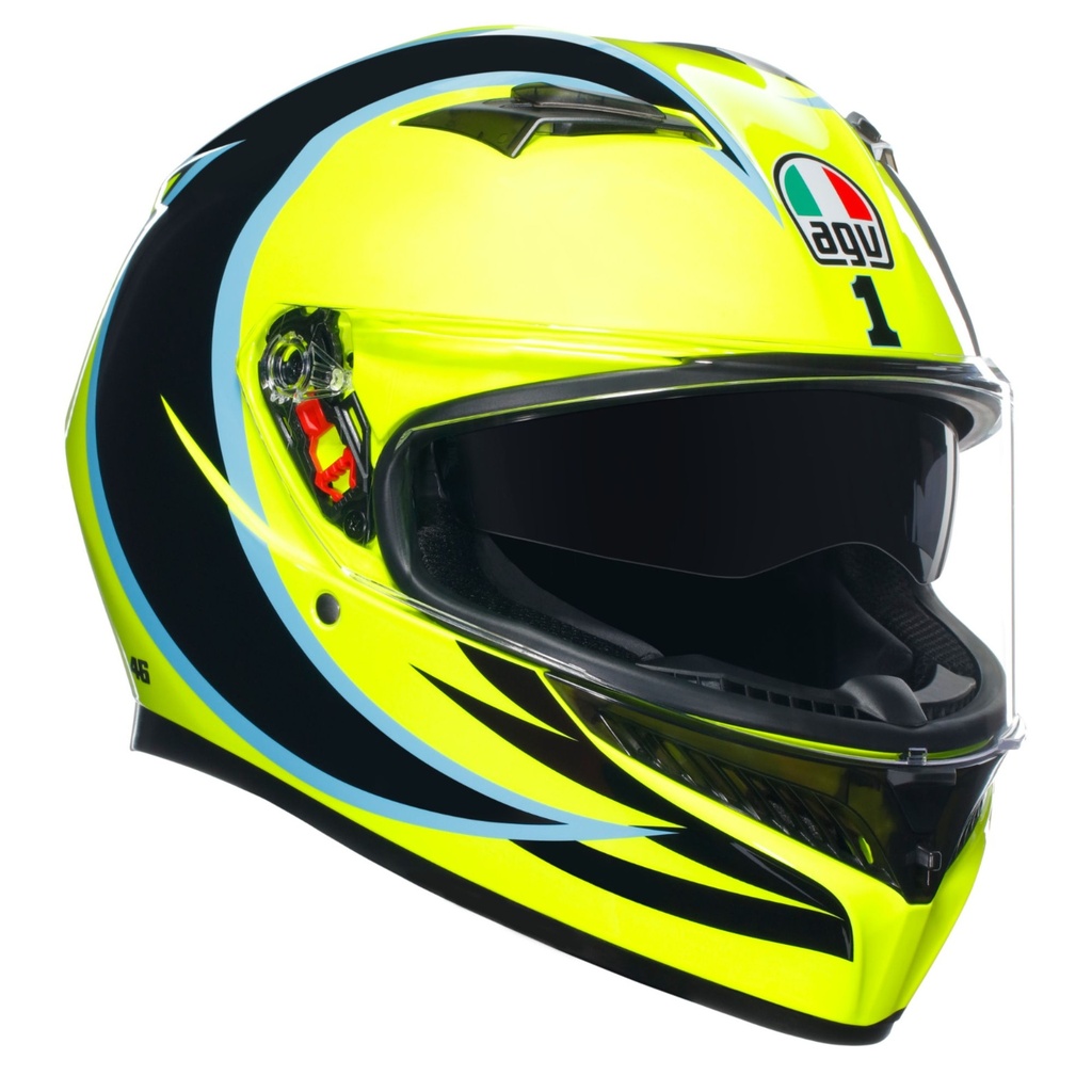 [5000611-3463706] AGV K3 Rossi Winter Test Phillip Island 2005 Replica Helmet (M (57-58cm))