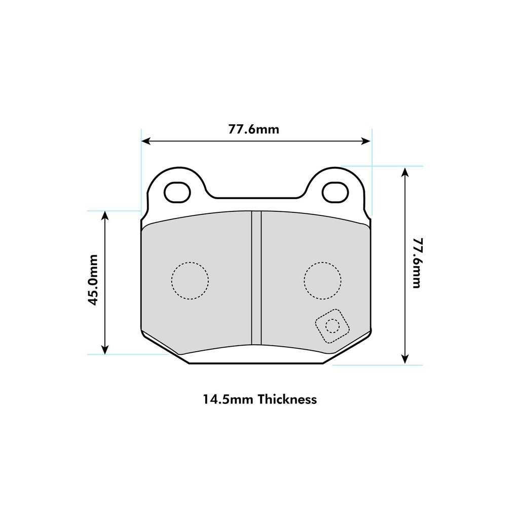 [PBS8198PT] PBS Brakes ProTrack Brake Pads