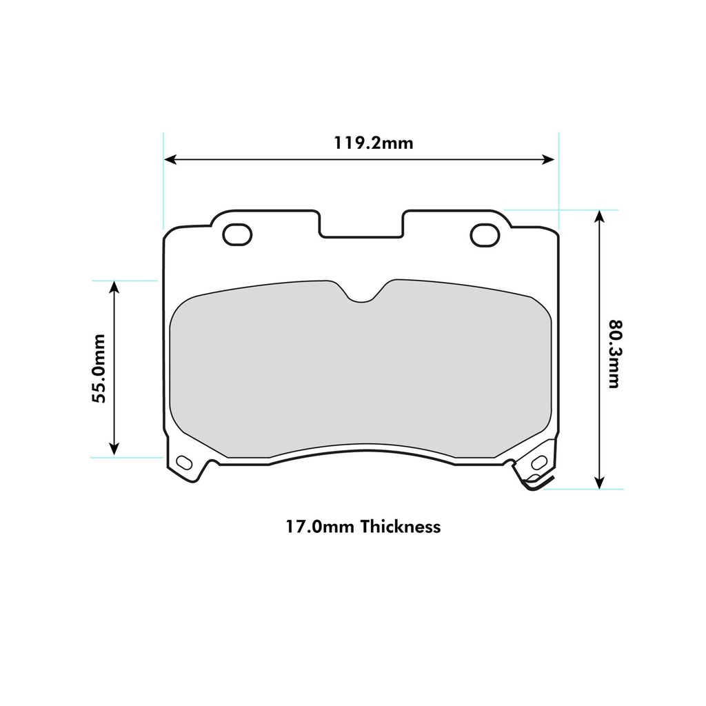 [PBS602PT] PBS Brakes ProTrack Brake Pads